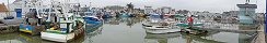 Grandcamp-Maisy Harbor With All the Trawlers Present (Calvados, France)
