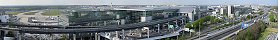 Frankfurt Airport from Hotel b'mine (Germany)
