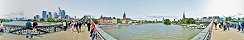 Frankfurt from Eiserner Steg Bridge (Germany)