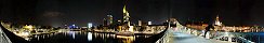 Frankfurt skyline at night (Germany)
