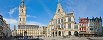 Sint-Baafsplein Town Square in Ghent (Belgium)