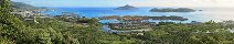 View over Victoria from La Mis�re Viewpoint (Mah� Island, Seychelles)
