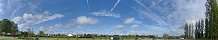 Clouds over the Isigny-sur-Mer Leisure Area (Calvados, France)