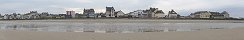 Seaside Houses Viewed from the Beach (Grandcamp-Maisy, Calvados, France)
