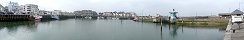 Empty Harbor Before Replacing the Pontoons (Grandcamp-Maisy, Calvados, France)