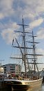 The 48-Meter-Long Morgenster Sailing Ship (Grandcamp-Maisy Harbor, Calvados, France)